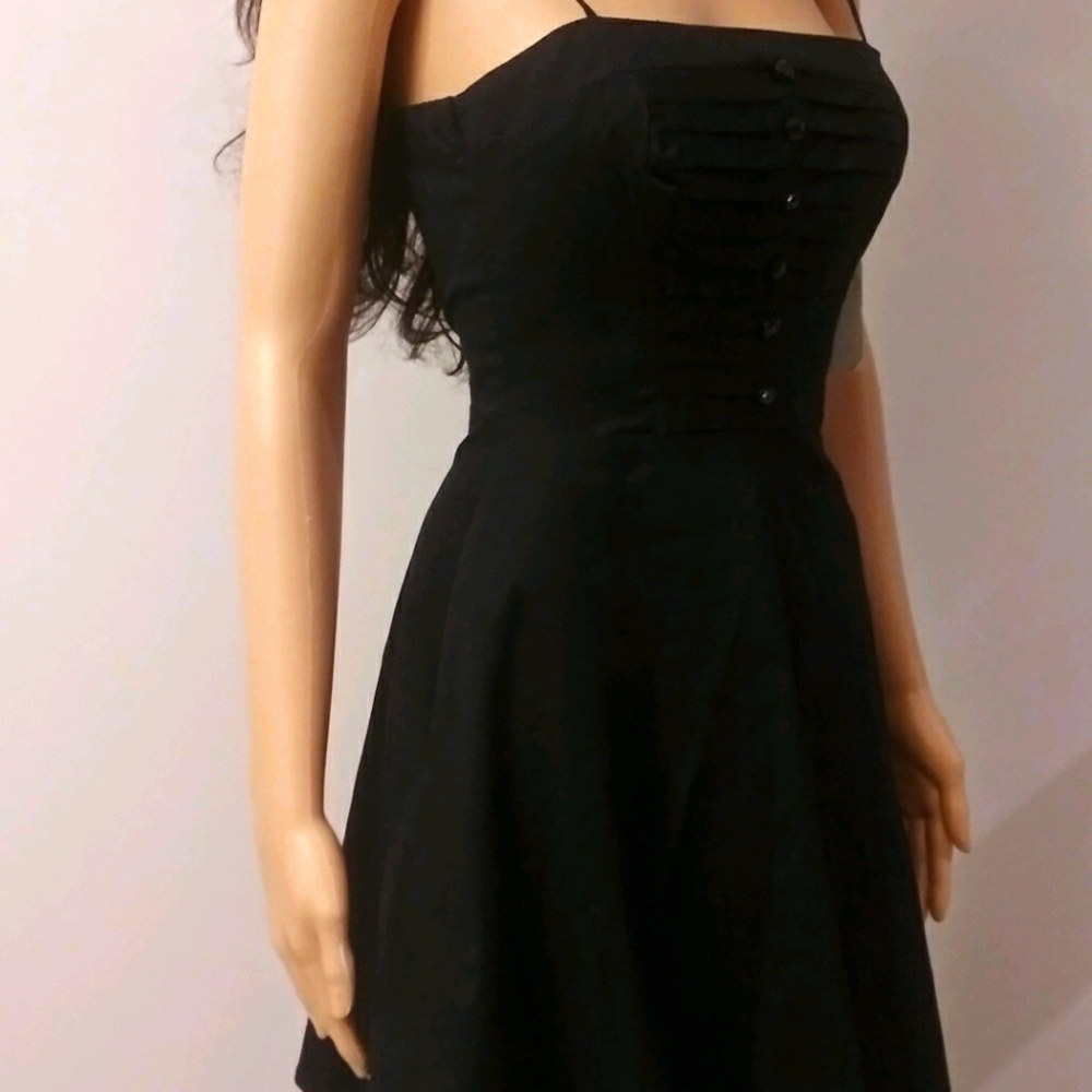 B darlin size 3/4 little black dress w/ tulle